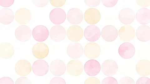 Watercolor circle pattern background 動画素材 309258580