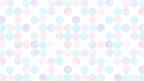 Watercolor circle pattern background Stock Footage 309258582