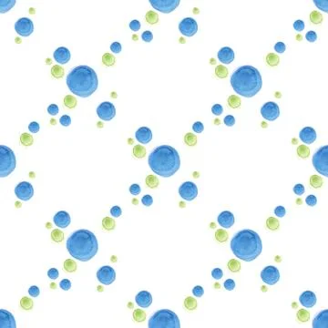 Watercolor circle pattern. Round elements for design. Colored circles hand drawn 스톡 일러스트