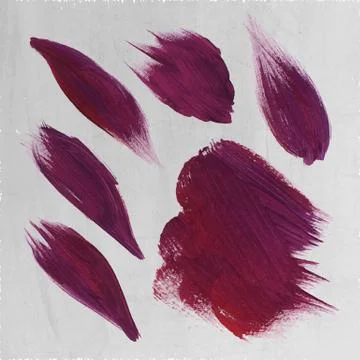 Watercolor circle shape design elements Stock Illustration