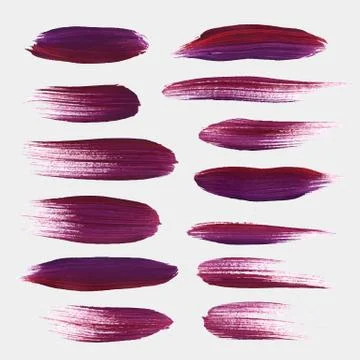 Watercolor circle shape design elements Illustrazione stock