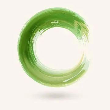 Watercolor circle texture. Vector circle elements. Abstract illustration. Illustrazione stock