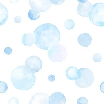 Watercolor circles pattern Stock Illustration