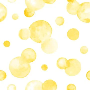 Watercolor circles pattern Stock Illustration