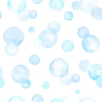 Watercolor circles pattern Stock Illustration