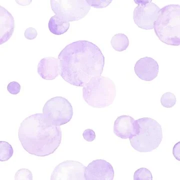 Watercolor circles pattern Stock Illustration