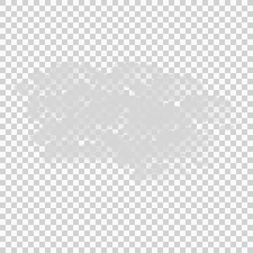 Watercolor cloud texture overlay as isolated element Stock Illustration