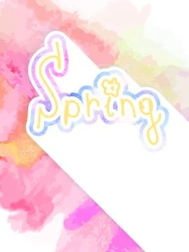 Watercolor composition spring design. + EPS10 Stock Illustration