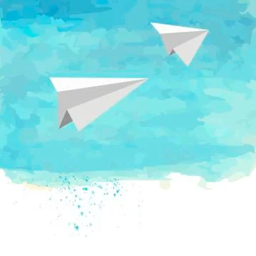 Watercolor design element Illustrazione stock
