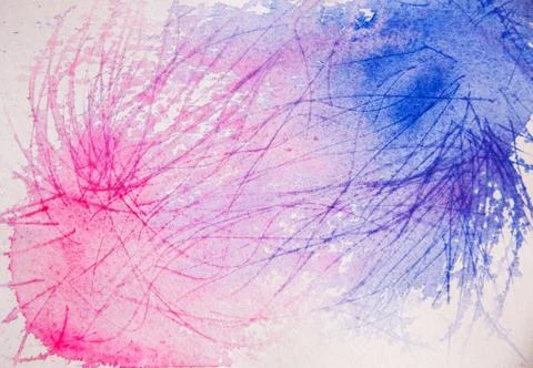 Watercolor drawing Stock Illustration