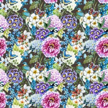 Watercolor floral pattern Stock Illustration