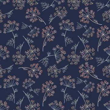 Watercolor floral pattern 스톡 일러스트