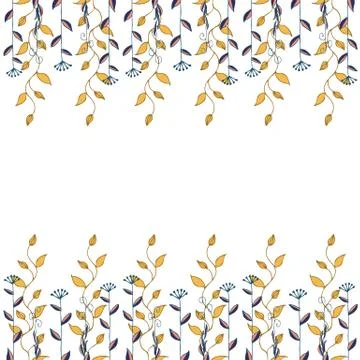 Watercolor Flower Background Vector Stock Illustration