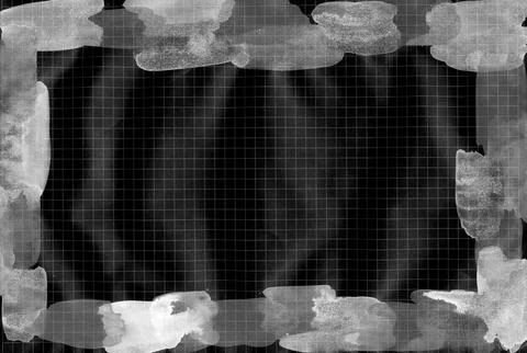 Watercolor Frame on Grid Background for Creative Projects, Text Placement, .. Stock Photos