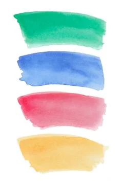 Watercolor gradient banners set イラスト素材