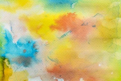 Watercolor gradient colored background Stock Illustration