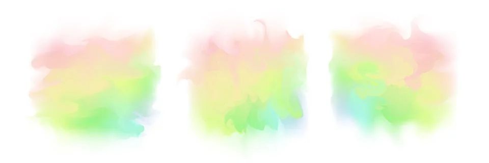Watercolor gradient rainbow vector background. Holographic iridescent kawaii Stock Illustration