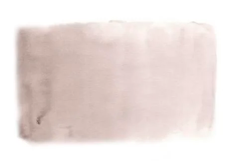 Watercolor gray blank rounded rectangle shape on white background Stock Illustration