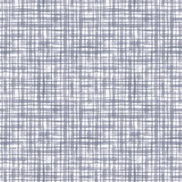 Watercolor gray checkered seamless pattern on white. Great for fabrics, wrapp Stock Illustration