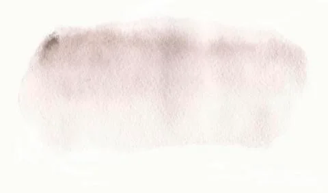 Watercolor grays blank rounded rectangle shape on white background Stock Illustration