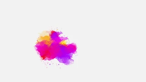 Watercolor ink brush stroke dramatic reveal effect 스톡 동영상 248211521