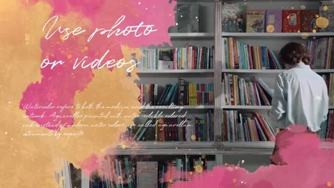 Watercolor Ink Slideshow | After Effects Stockmateriaal After Effects