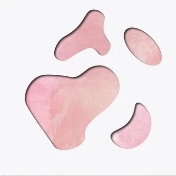Watercolor. Liquid forms, smooth lines. White background. Ink splash abstract Stock Illustration