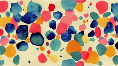 Watercolor mottled texture background. Hand drawn irregular abstract seamless Stock Footage 220146039