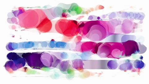 Watercolor multicolor blots background. Time lapse animation Stock Footage 262430555