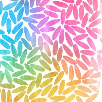 Watercolor multicolor Illustrazione stock