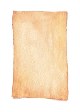 Watercolor old paper Stock Illustration