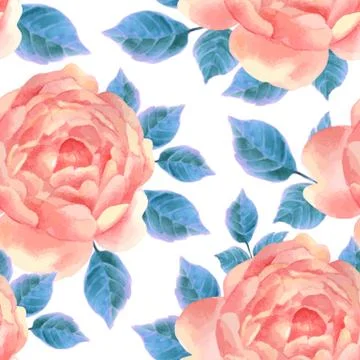 Watercolor pattern Stock Illustration