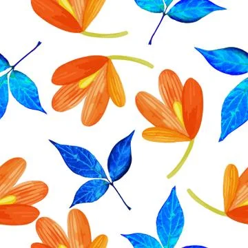 Watercolor  pattern Stock Illustration
