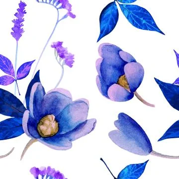 Watercolor  pattern Stock Illustration