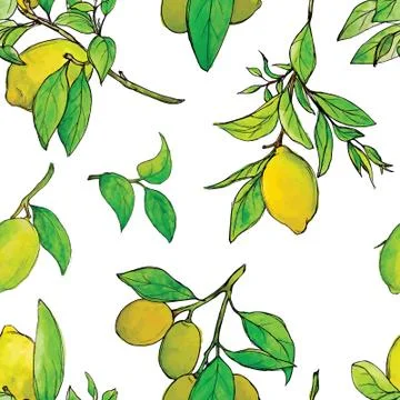 Watercolor pattern Stock Illustration