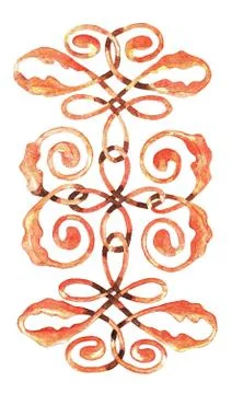 Watercolor pattern Stock Illustration