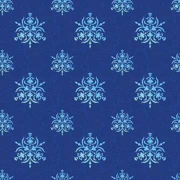 Watercolor pattern with snow Stock Illustration
