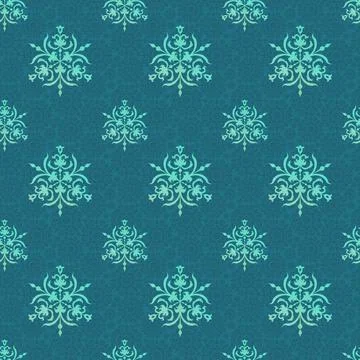 Watercolor pattern with snow Stock Illustration