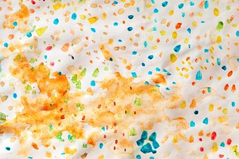 Watercolor pattern texture and background as design element Stock Photos