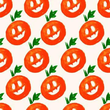 Watercolor pumpkins Stock Illustration