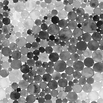 Watercolor Rainbow circles seamless pattern. Vitamin concept Stock Photos