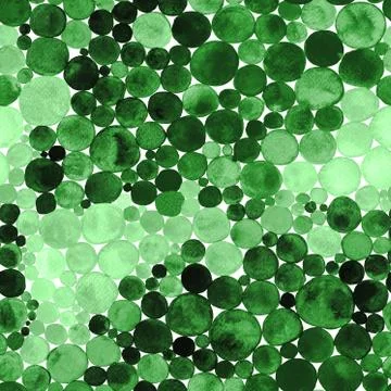 Watercolor Rainbow circles seamless pattern. Vitamin concept Stock Photos