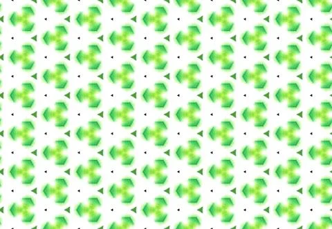Watercolor seamless geometric pattern design illustration. Background texture Illustrazione stock