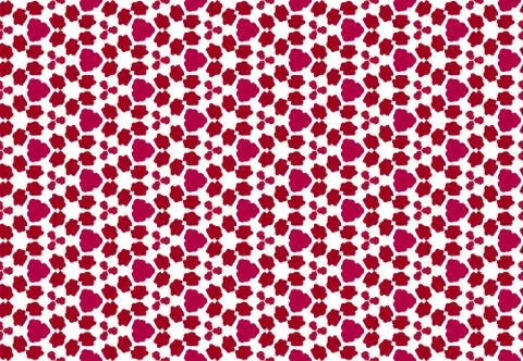 Watercolor seamless geometric pattern design illustration. Background texture Stock Illustration