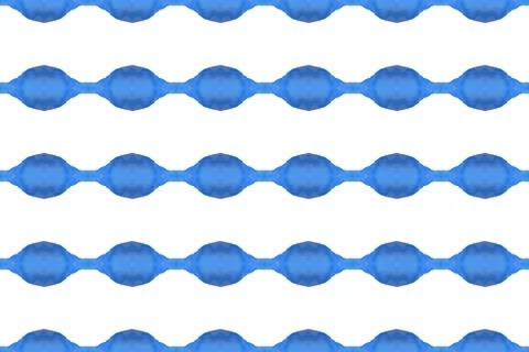 Watercolor seamless geometric pattern design illustration. Background texture Stock Illustration