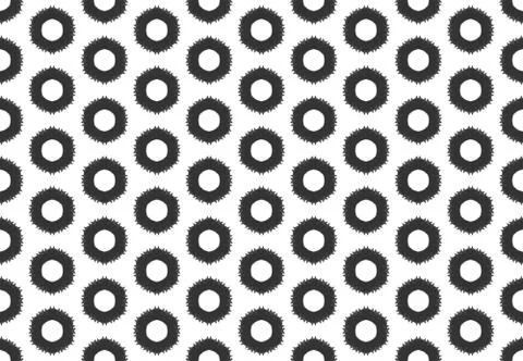 Watercolor seamless geometric pattern design illustration. Background texture Stock Illustration