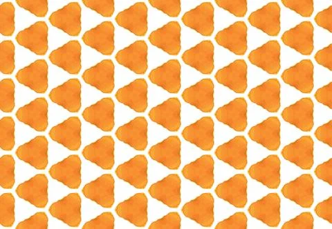 Watercolor seamless geometric pattern design illustration. Background texture Stock Illustration