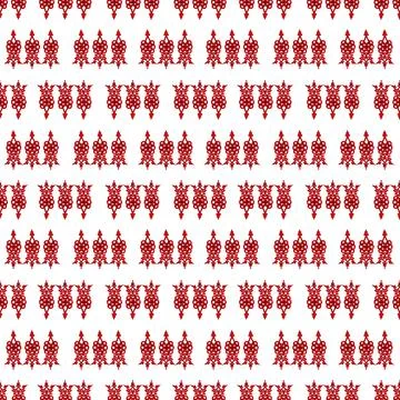 Watercolor seamless pattern with Celtic elements Stock Illustration