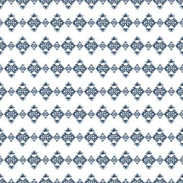 Watercolor seamless pattern with Celtic elements Illustrazione stock