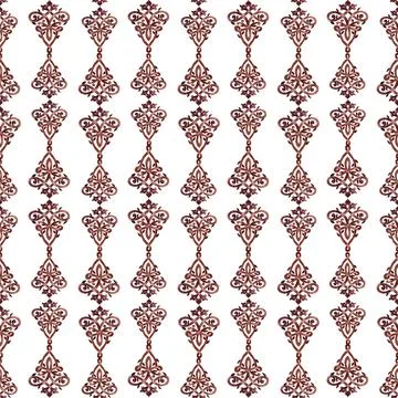 Watercolor seamless pattern with Celtic elements Illustrazione stock